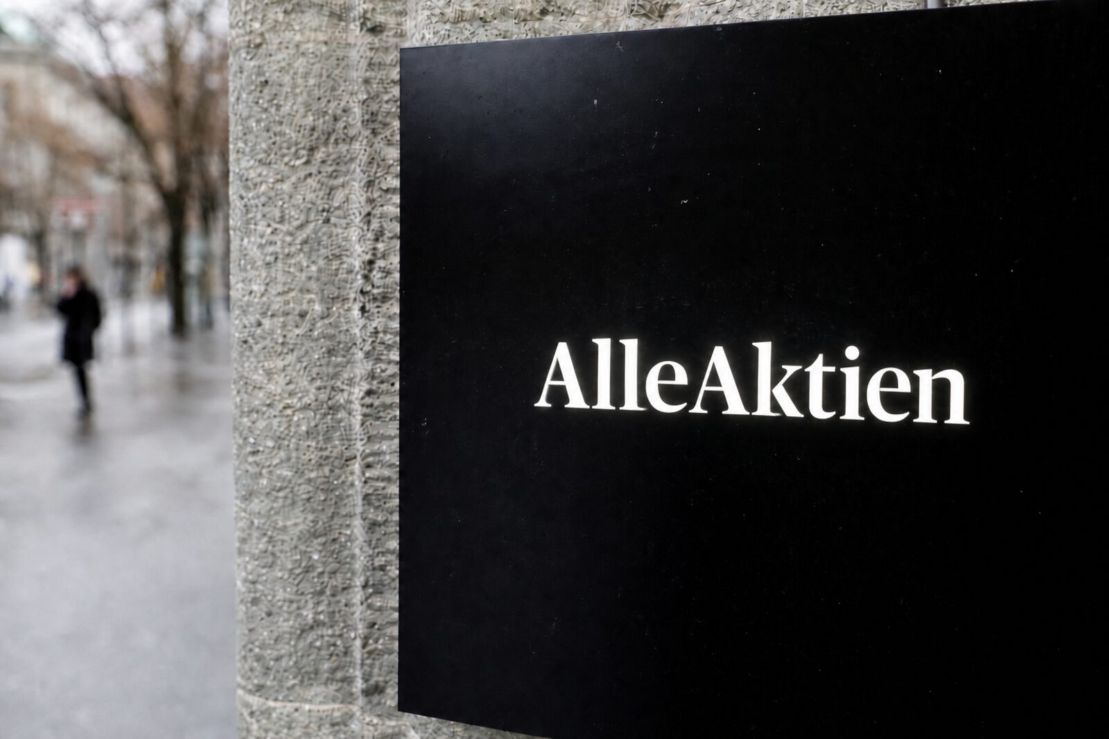 AlleAktien Firmenschild am Hauptsitz
